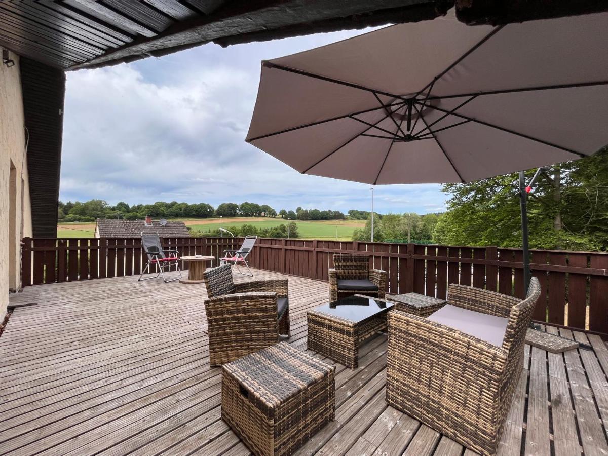 Ferienwohnung Lappano - Losheim Am See Bachem エクステリア 写真